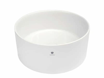 Round washbasin - Countertop round ceramic washbasin by GUGLIELMI RUBINETTERIE - view 2